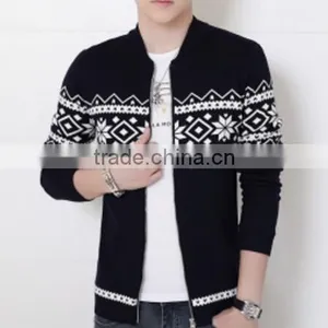 Men Sweater Pullover- V-neck Sweater Factory in Dongguan thumbnail-1