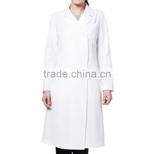 Doctor Gown 100% Cotton or 30% Cotton 70% Polyester White Lab Coat Medical Lab Coat thumbnail-3