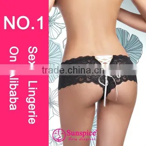 Sunspice Hot Sale Sexy Lace Transparent Panty thumbnail-1