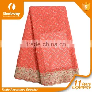 Bestway Charming Swiss Voile Lace With Stones SL0411-5 thumbnail-3