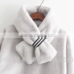 100%cotton Thick Warm Pullover Hoodie With Scarf thumbnail-2