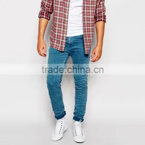 New Style Boys Jeans Skinny With All Drape Style Plain Jeans thumbnail-1