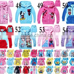 Fashion Children Clothing New Arrival Girls and Boys Hoodies With Zipper Sweatshirts thumbnail-1