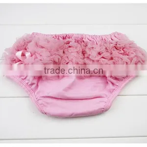 Chiffon Ruffled Baby Bloomers thumbnail-1
