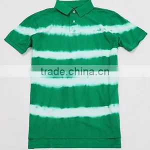 Custom Two Color Polo Shirt Tie Dye Shirt for Men thumbnail-4
