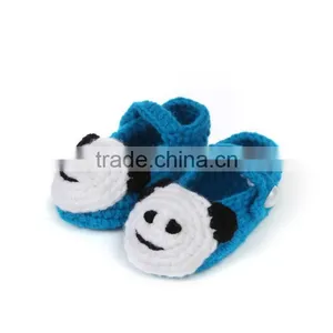 Cute Dog Pattern Hand Crochet Baby Shoes thumbnail-2