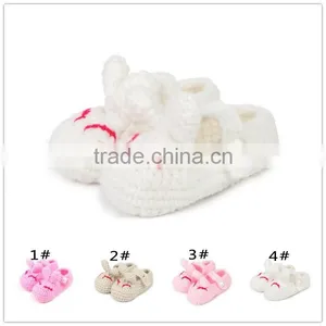 Sleepy Cat Type Hand Crochet Shoes for Baby thumbnail-6