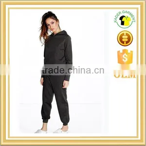 Women Plain Hoody Set Blank Tracksuit Women Sportswear thumbnail-1