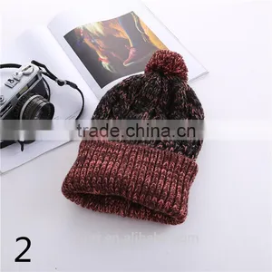 Women's Hat Winter Shoe Female Knit Autumn Thicken Pom Hats For Girls Caps Thicken Cap thumbnail-3
