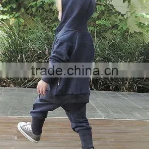 Wholesale Children's Boutique Clothing High Quality Children Clothes Custom Baby Boy Blue Zipped Hoodies thumbnail-2