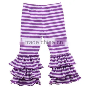 2017 Wholesale Striped Ruffle Pants Sew Sassy Icing Ruffle Pants thumbnail-2