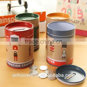 Metal Round Pig Bank/Piggy Coin Bank/Money Bank Box thumbnail-1