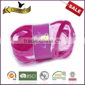 New Fashionable Style Beautiful Multiple Color Tape Acrylic Yarn With Good Quality Made in China thumbnail-1