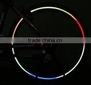 Fashion Colorful Glow in the Dark Bike Reflective Wheel Rim Sticker thumbnail-4