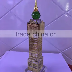 Crystal Makkah Clock Tower For Islamic Gift Ramadan Gift JC-D007 thumbnail-1