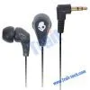 Black 3.5mm Skull In-Ear Headphone With Microphone(Lenth: 1.3m) thumbnail-1