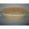 Eco-Friendly Rattan Rattan Fruit Basket With PP Wire , Oval thumbnail-1