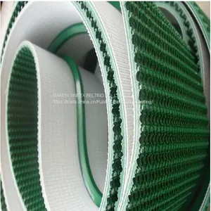 5mm Rough Top Green PVC Conveyor Belting For Incline Conveying Loading PB-G50/D thumbnail-5
