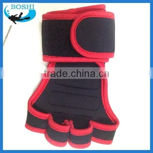 Sportswear Fitness Neoprene Gloves With Loops Neoprene Custom Weight Lifting Gloves thumbnail-2