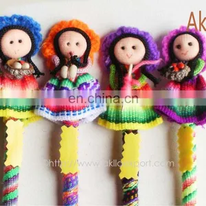 Cheap Aguayo Handmade Woven Pens Pencils With Doll thumbnail-2