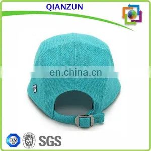 2015 OEM Green Plain Blank Canvas 5 Panel Hat Cap thumbnail-3