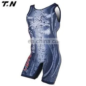 2016 Sublimated Team Printing Wrestling Singlet thumbnail-6