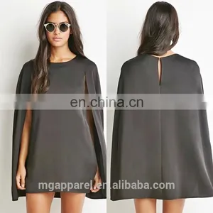 Ladies Smart Casual Dress Layered Back Sexy Sheath Mini Dress With a Layered Keyhole Back thumbnail-1