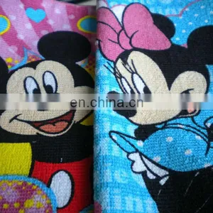 Customized Compressed Magic Towel 100% Cotton Towel Fabric With Printed Mickey Mouse thumbnail-4