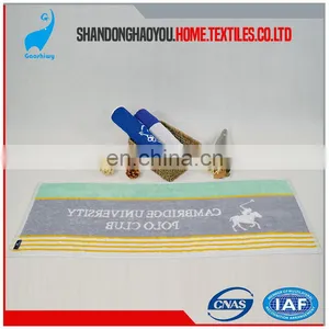 High Quality Cooling Jacquard Woven Cotton Sport Towel thumbnail-2