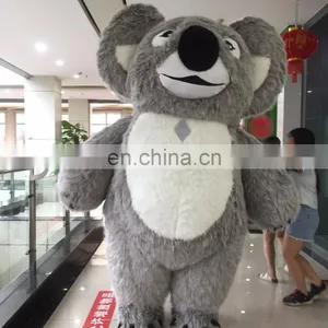 HI 2.5m Giant Inflatable Mascot Costume Long Plush Koala Costume Carnival Mascot Costume for Adult thumbnail-3