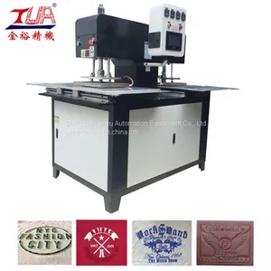 Automatic Press Silicone Emboss on Fabric Embosser Machine thumbnail-1