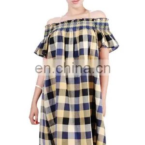 Cotton Off Shoulder Dress thumbnail-1