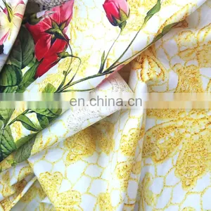 China Factory Supply Custom Design Printed On 100%Bamboo Knit Fabric thumbnail-1
