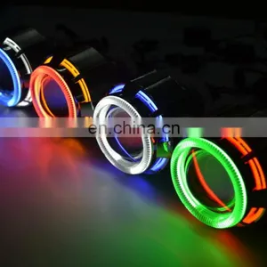 2.5" Hid Xenon Halo Projector Headlights for h1 h4 h7 With Ccfl Angel Eyes thumbnail-1
