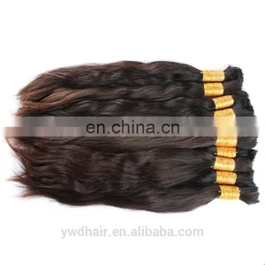 Natural Brown Raw Human Hair Bulk 12-40Inch Malaysian Bulk Hair 8A Grade 100% Malaysian Straight Virgin Hair thumbnail-5
