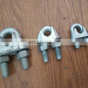 Rigging Hardware Guy Wire Cable Clamps DIN 741wire Rope Clip thumbnail-1