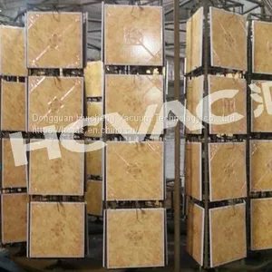 Gold Ceramic Tiles Vacuum Coating Equipment, Ceramic Mosaic PVD Gold Plating Machine (HCVAC) thumbnail-4