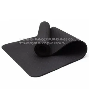 TPE,PVC,NBR,EVA Material and 61*173cm,61*183cm(can be Customized)Size Yoga Mat thumbnail-3