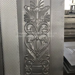 Embossed Metal Door Skins, Door Skin Moulding Wholesale Import Doors Steel Security Door Iran Metal Skin Doors Popular for Indian Market thumbnail-2