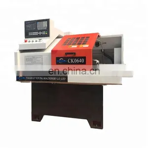 CK0640 Mini Cnc Metal Cutting Low Cost Lathe Machine thumbnail-1