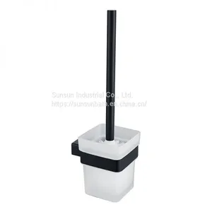 Hot Sale Home Wall Black Toilet Brush Holder thumbnail-1