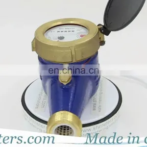 Popular Brass Body Reed Switch Pulse Water Flow Meter Sensor thumbnail-1