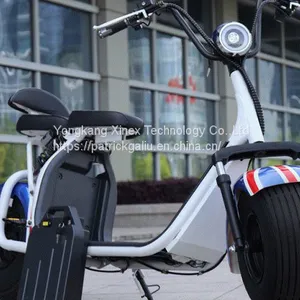 18 Inch Fat Tire Electric Scooter 1500w Citycoco Battery Pack Removable thumbnail-1