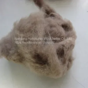 Pure Brown Color Soft Mink Fiber 100% Mink Fiber With Top Quality thumbnail-1