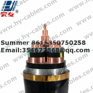 240mm2 XLPE Insulated 110kv High Voltage Copper Core Power Cable thumbnail-1
