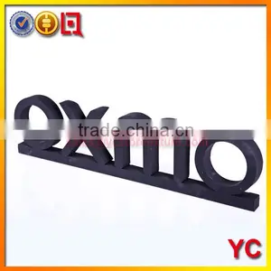 Black Acrylic Laser Cuttig Block Letters for Signs thumbnail-1