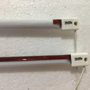 Customize 1000w Infrared Curing Lamp 220V 470mm Ruby Halogen Heating Tube thumbnail-3