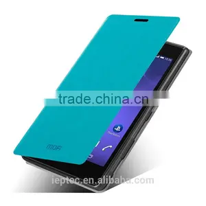 MOFi RUI Series PU Leather Phone Flip Cover Case for Sony Xperia T3, M50W, Back Cover for Sony Xperia T3 thumbnail-2