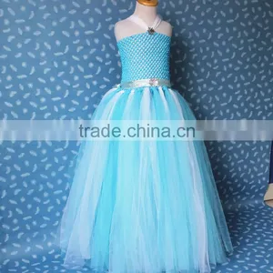 10pc Frozen Elsa Dress Girl Princess Dress Summer Longsleeve Diamond Dress Elsa Costume, Many Designs in Our Store thumbnail-1