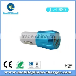 Vehicle Double Usb Car Charger Hot Consumer Electronics for Mobile Charger thumbnail-3
